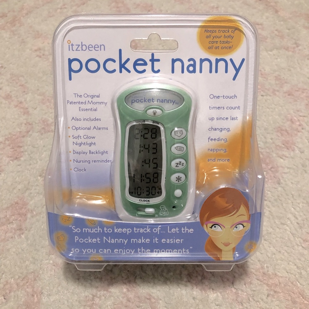 Itzbeen Pocket Nanny Baby Care Timer * New in package* Never Used*